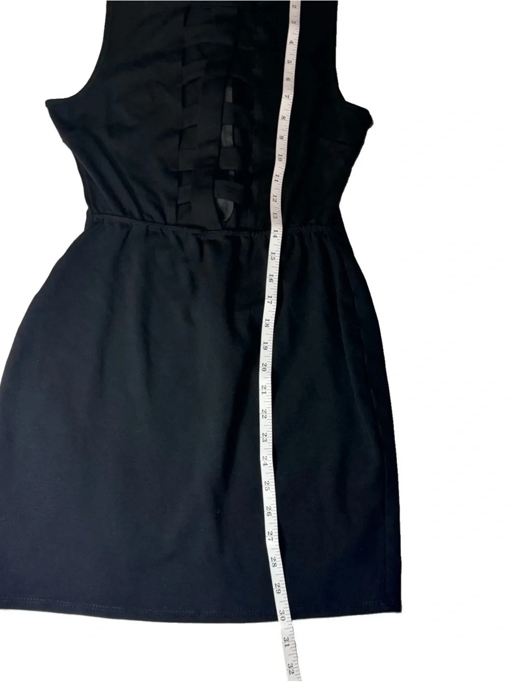 Charlotte Russe Black Bodycon High Neck Sleeveless Open Back Cutout Dress S